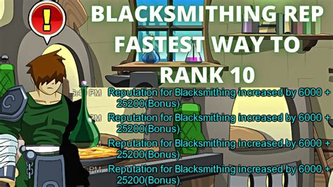 aqw blacksmithing rep.